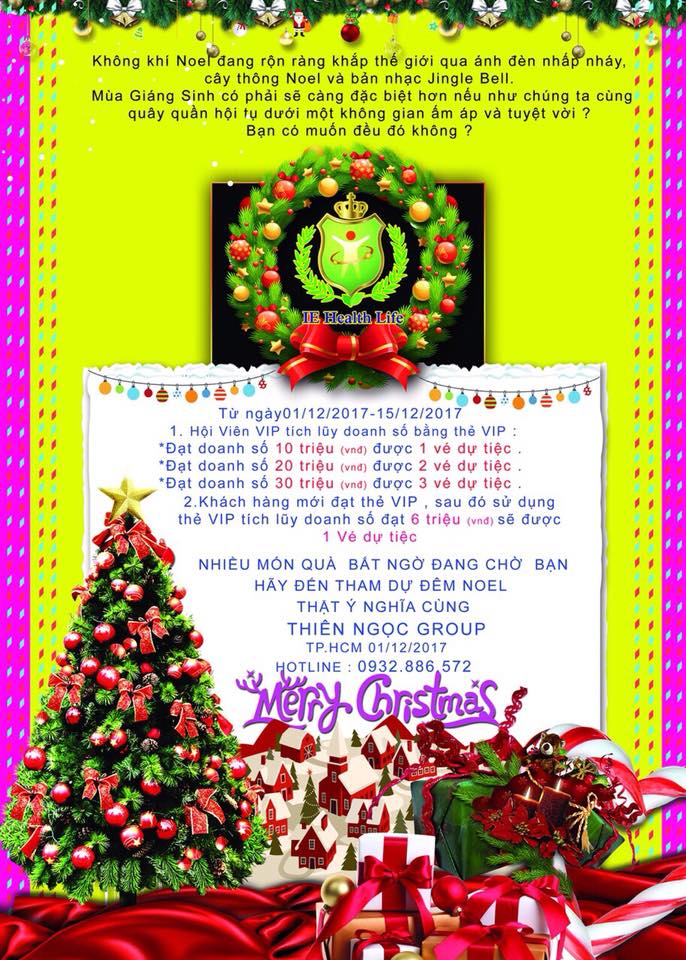 Chương trình chào đón Noel của IE - Health Life miền Nam